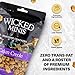 Wicked Minis Soup & Oyster Crackers - Saltine & Salted Flavored Mini Puffed Soup, Savory Snacking Mix, Seasoned Croutons Salad Toppers, Crackers for Chili 6oz (Cajun Creole, Pack of 3)