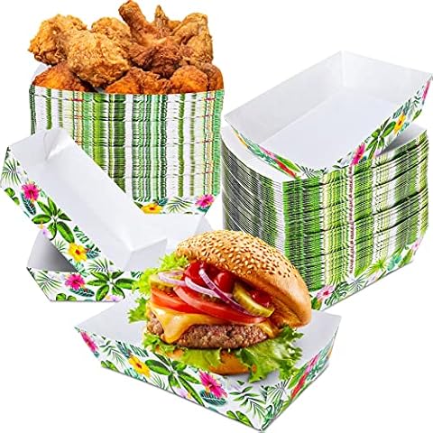 Whaline Assembled Hawaiian Food Trays Cover