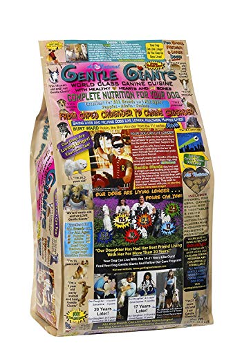 Gentle Giants All Natural Dog Food, 7.5 lbs - Dry Grain-Free Dog Food with Non GMO Fruit and...