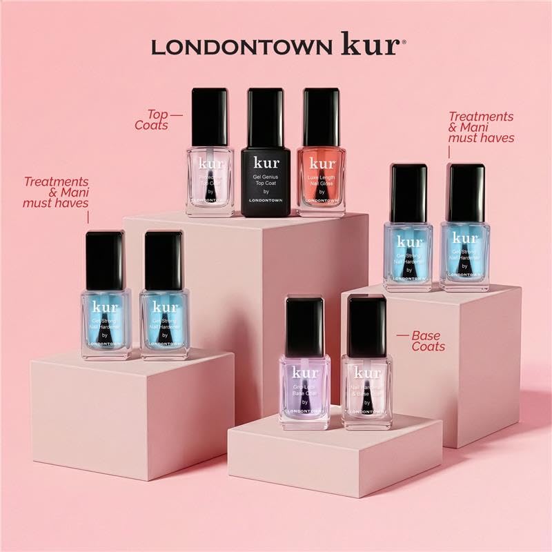 LONDONTOWN Luxe Length Nail Gloss – Strengthens & Protects Nail Length, Boosts Keratin & Ceramide Production, Prevents Breakage, .4 fl oz - Image 7