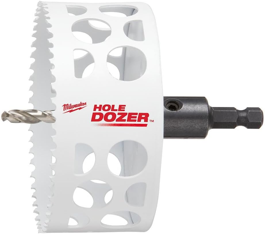 MILWAUKEE 4" HOLE DOZER BI-METAL HOLE SAW WITH (49-56-9685)