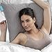BLISSBURY Adjustable Water Pillow - Waterbase and fiberfill Stuffing Adjust to Help Side Sleepers with Shoulder or Neck Pain.