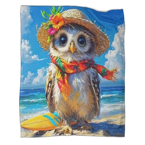 Couverture peluche chaude microfibre douce jeté de canapé et lit 3D Hiouf