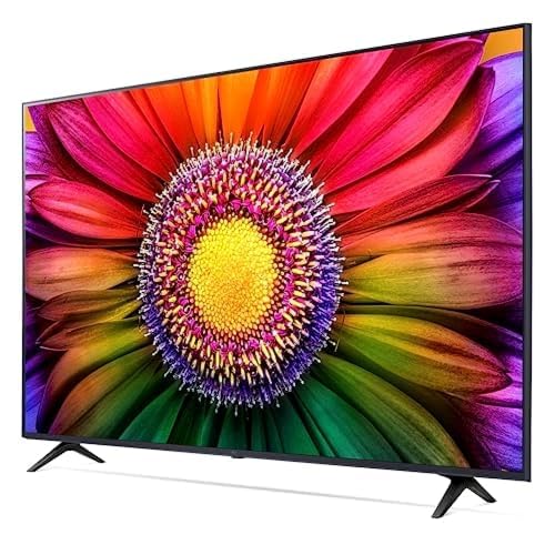 Image of LG, UHD 4K TV, 55 inch UR80 series, WebOS Smart AI ThinQ, Magic Remote, 3 side cinema, HDR10, HLG, AI Sound Pro (5.1.2ch), 2 Pole stand, 55UR80006LJ.AFU