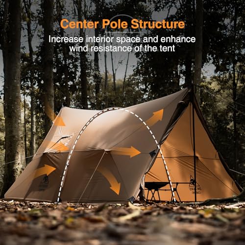 Carpa impermeable para camping 4 personas ONETIGRIS miniatura 3