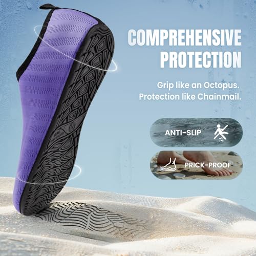 Image of IceUnicorn Water Shoes Men Women Beach Swim Aqua Barefoot Socks Pool Quick Dry Yoga