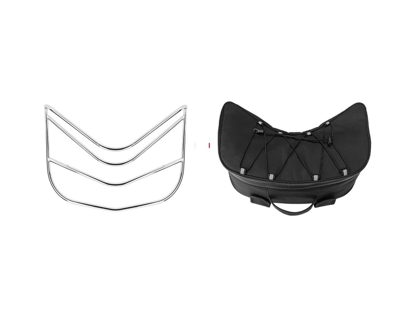 Portapacchi Moto Per BMW K1600 GT GTL 2011-2016 Supporto Baule Moto Borsa Portaoggetti Portapacchi Posteriore(A Silver set)