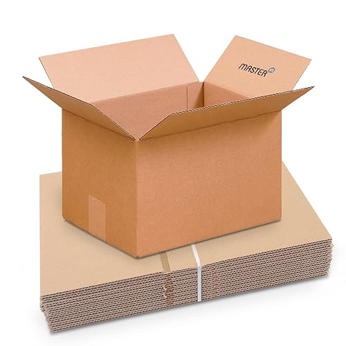 Caisse carton simple cannelure - Brune - 310 x 220