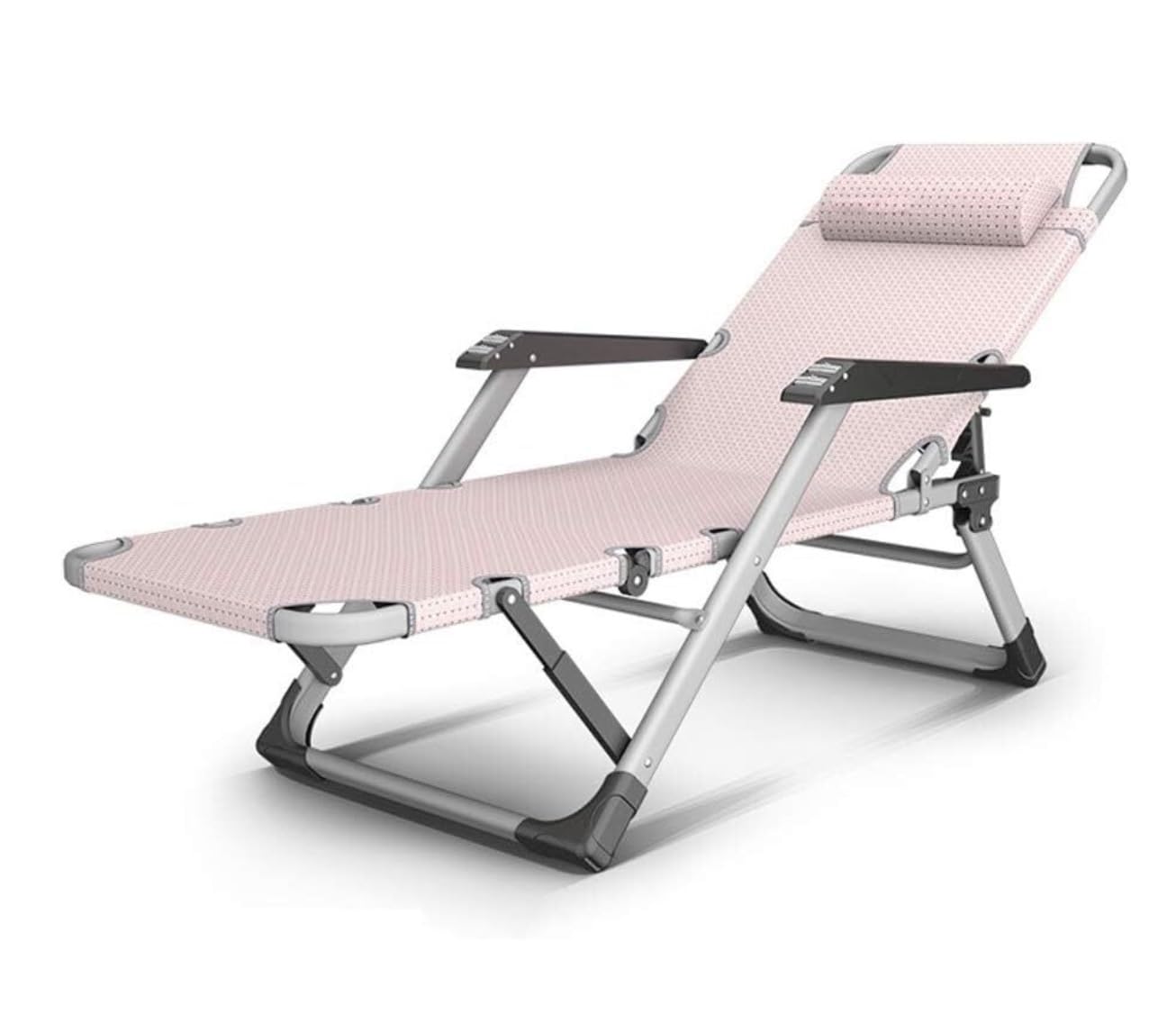 Chaise longue relaxation extérieure inclinable et portative pour le plein air