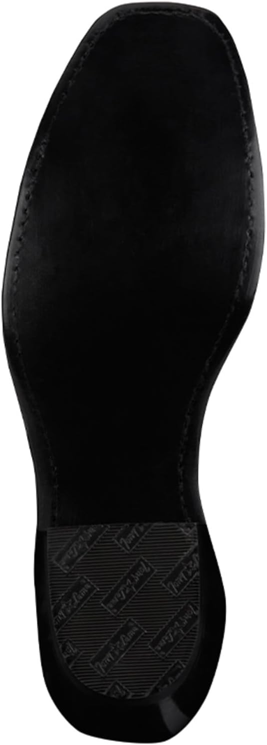 Tony Lama Women's Sagrada 11" Square Toe Western Boot, Raven - 6 B