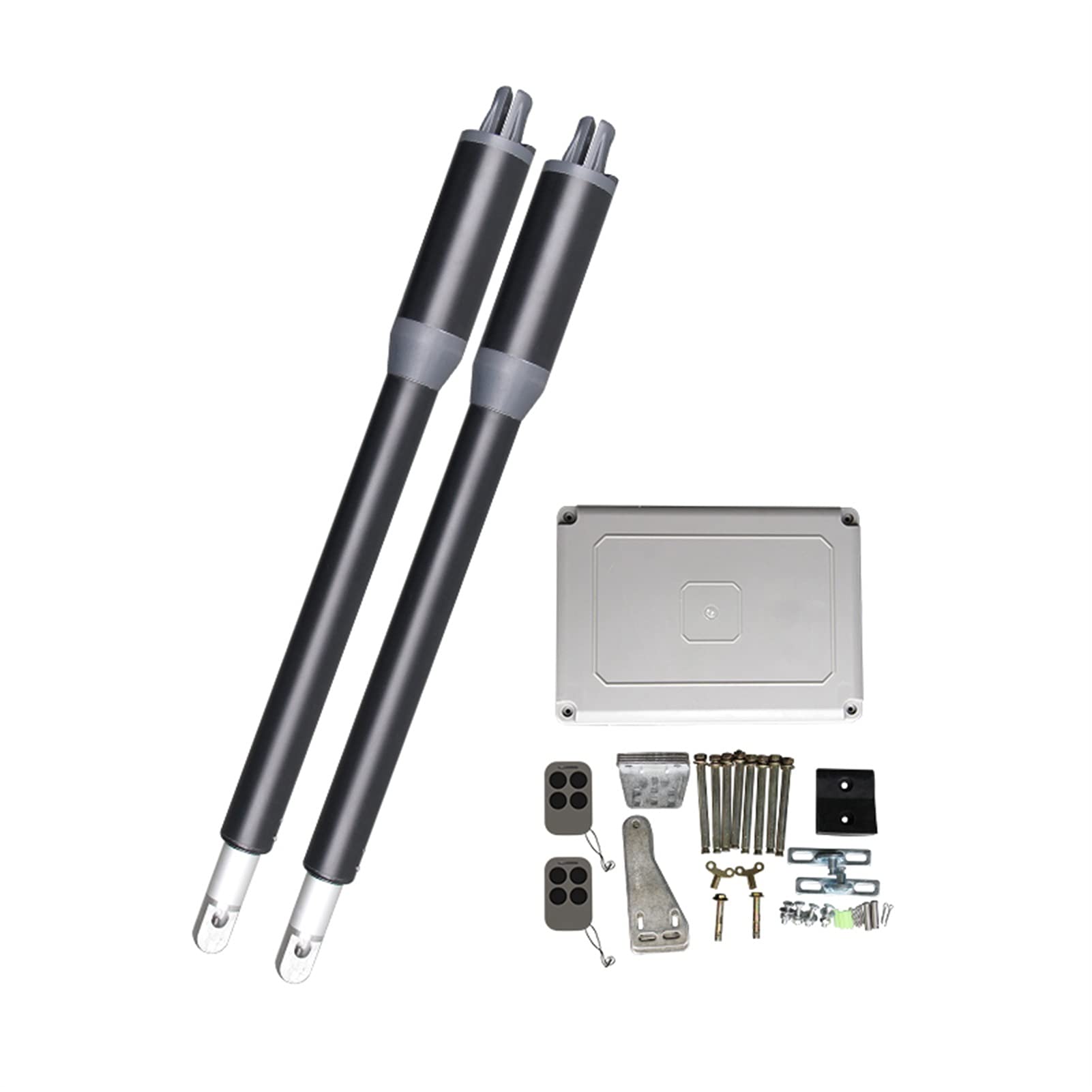 150KG Universal Garage Door Opener Home Sliding Door Automation System DC 24V/DC12V Swing Gate Opener Swing(Army Green)