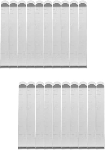 ULTECHNOVO 20 pcs Marshmallow sewing ruler Measuring ruler Net folder candy floss making clips candy floss making accessories supplies suite candy