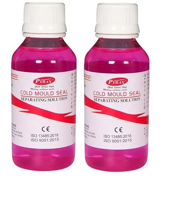 Pyrax Polymars Dental Cold Mould Seal-100 ml (Pack of 2)-image-29