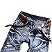 qingtianzhuxinxikejiyouxiangongsi Jeans Men Stretch Slim Fit Straight Ripped Denim Pants Cowboy Comfy Flex Fashion (Blue, 33W X 32L)
