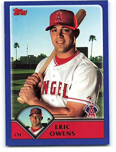 2003 Topps #379 Eric Owens NM-MT Anaheim Angels Baseball