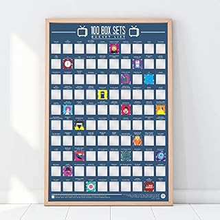 100 Box Sets Bucket List Scratch Off Poster