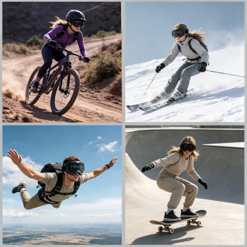 Image of Motorcycle Face Mask Full Face,Dirt Bike Goggles Motocross, ATV, Offroad, Riding Racing Goggles for Men Women