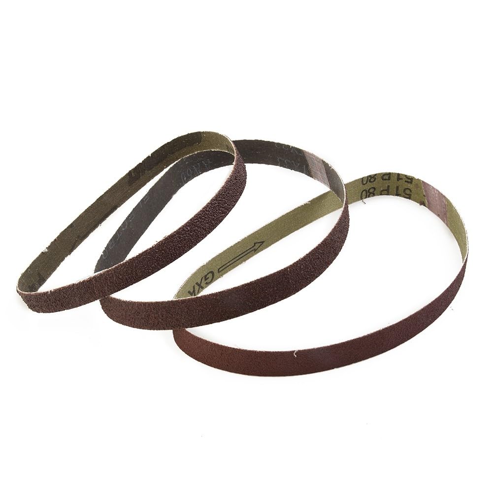 Lot de 60 bandes abrasives pour limes électriques Black Decker BD280/BD290/KA290/KA290/KA292 Grain 40-240 13 x 457 mm