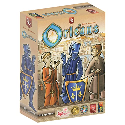 Capstone Games: Orleans, Strategy Board Game, Collect Tokens to Customize Your Strategy, Multiple Paths to Victory, 2 to 5 Players, Ages and 12 Up