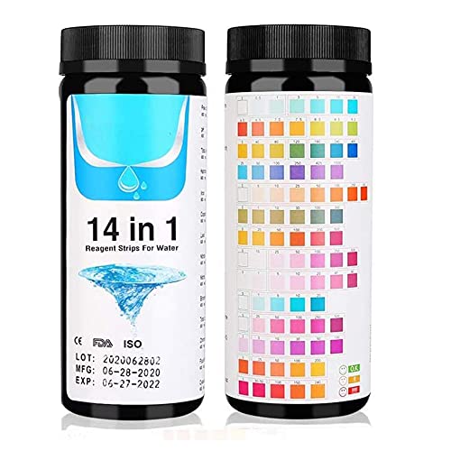 Tira de Prueba de Agua Potable 14 en 1 Prueba de Calidad del Agua Cover