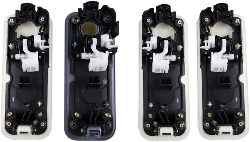 1 Lot 4 Doors White Color Exterior Handle Outer Handle Compatible with Ford F150 2015-2022