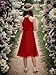 Galawaqe Kids A-Line Halter Neck Chiffon Junior Bridesmaid Dresses Fancy Girl Dress Wedding Elegant Party Gown 5-14 Years Wine Red