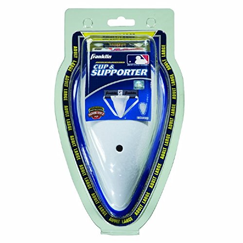 Franklin Adult Pro Style Cup Supporter White/Blue (Set of 2) Adult Large