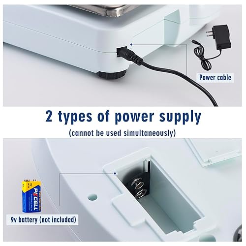 Miniatura 6 de Báscula de laboratorio Balanza electrónica Básculas electrónicas 21.16 oz* 0.00 oz Laboratorio de alta precisión Balanza analítica digital Escala de