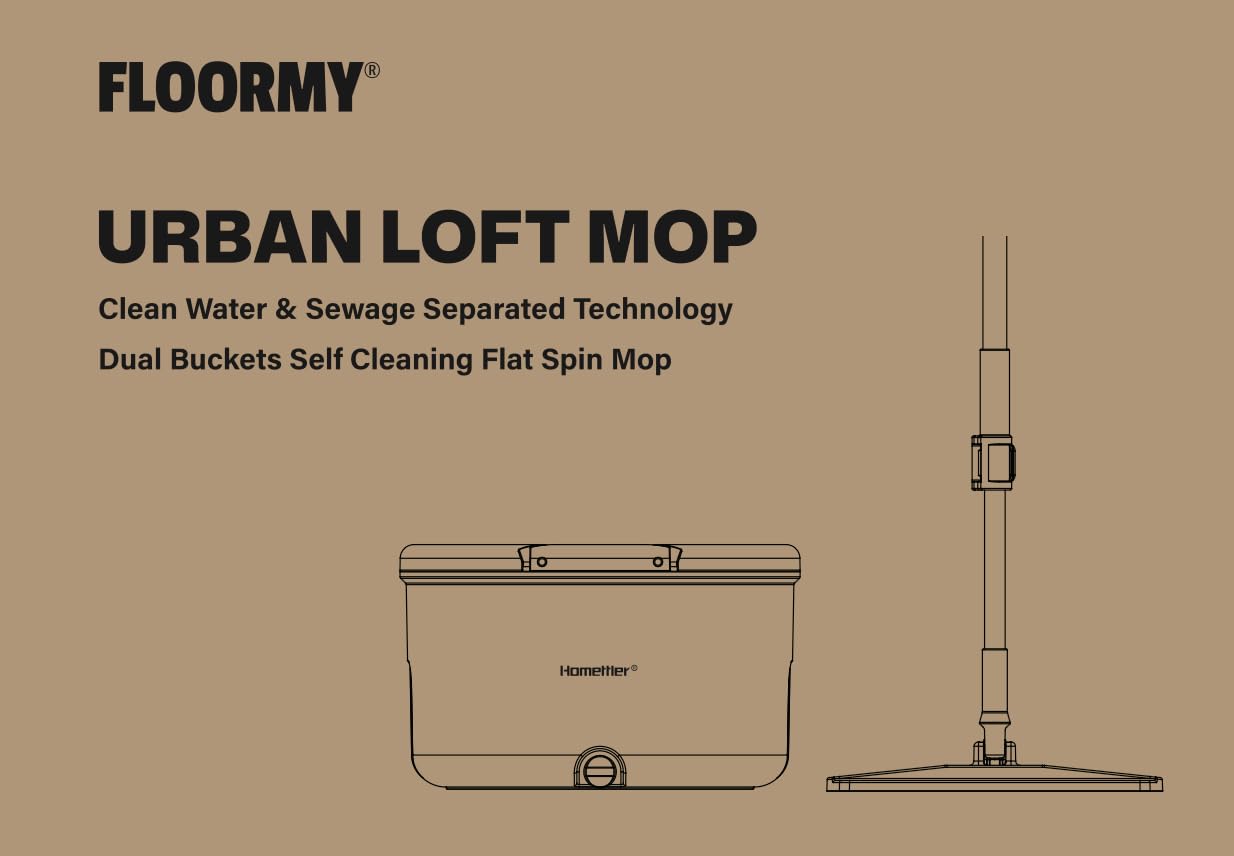 Mopa Plana Giratoria con Cubo de Doble Compartimento 3,8 L – Sistema de Agua Limpia y Sucia, Escurridor Integrado, 2 Mopas de Microfibra, para Parquet y Azulejos, Verde