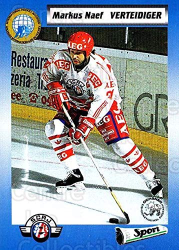 (CI) Markus Naef Hockey Card 1993-94 Swiss HNL 373 Markus Naef