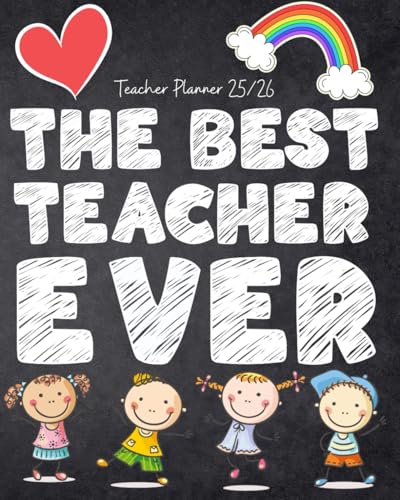 The Best Teacher Ever: End of Year Teacher Gift Idea, A Teacher Planner 2025-2026 from July to June image 2