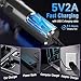 DiliDla Car Vacuum Cleaner, Powerful Handheld Vacuum Cleaner 26000PA, Upgraded Fast Charging, Mini Car Hoover 3 Speed Brushless Motor for Home Kitchen Office