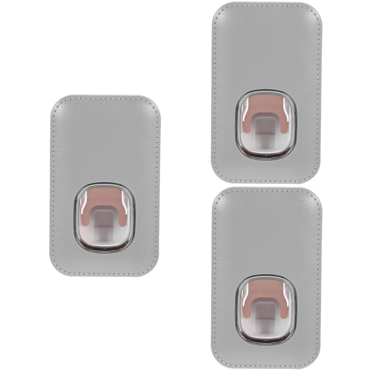 TOPBATHY 3pezzi Dispenser Automatico Di Dentifricio Strumento Pratico Per Squeezer Installazione Senza Chiodi Design Compatto Per Uso Domestico Bagno