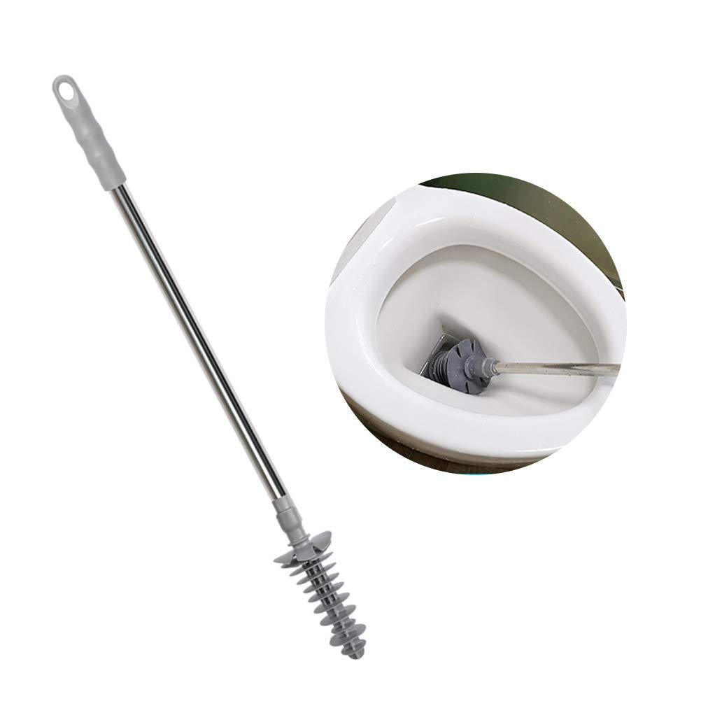 FOCCTS New Version Toilet Plunger Piston Type Toilet Clog Remover Long Handle Toilet Dredge Pipe for Clogged Siphon Toilet