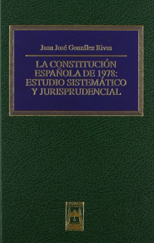 Portada de Estudio sistematico y jurisprudencial de la constitucion española de1978