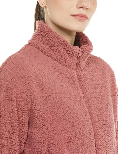 Image of Qube By Fort Collins Women's Women's Crop Fur Jacket - Trendy Winter Wear for a Chic Look