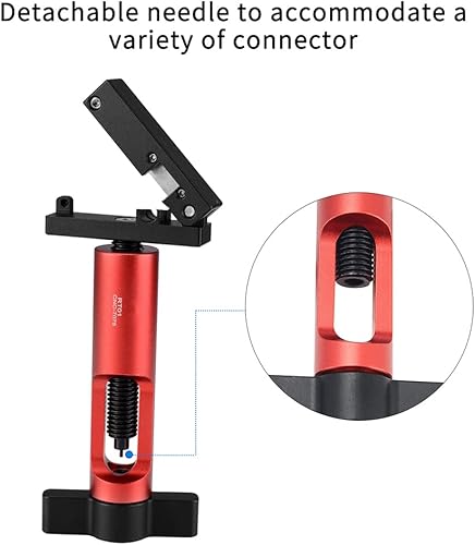 Miniatura 4 de BESNIN Cortador de manguera de bicicleta 2 en 1 y herramienta de inserción de aguja, manguera hidráulica 2 en 1, herramienta de inserción de