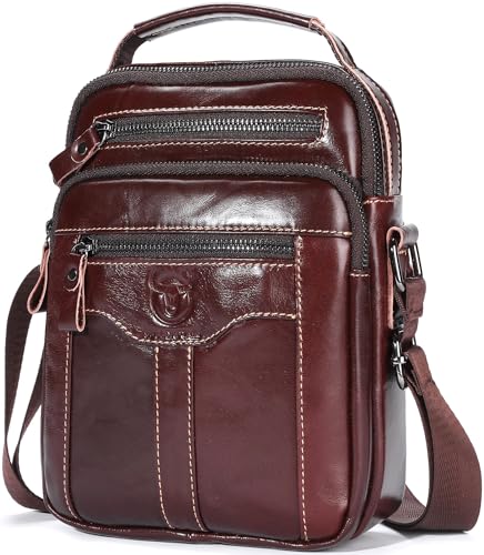Leather Crossbody Bag for Men