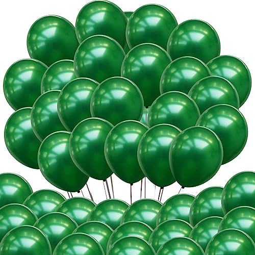 Image of Neo LOONS 100 pcs 5 inch Pearl Green Premium Latex Balloons - Great for Kids, Adult Birthdays, Weddings, Receptions, Baby Showers, Water Fights, or Any Celebration