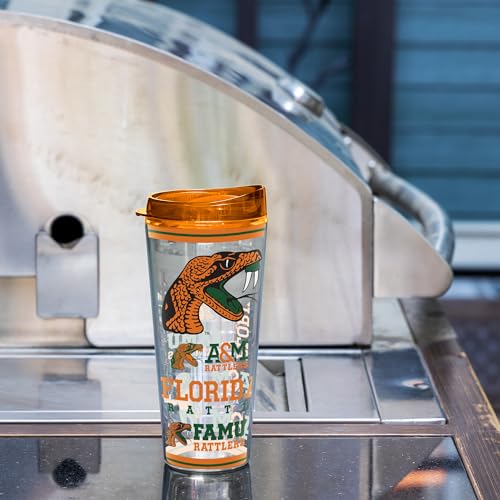 Image of Rico Industries NCAA College Double Wall Mayhem 16oz Or 20oz Tritan Tumbler W Lid