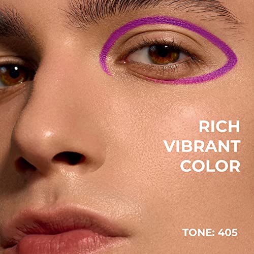 Lamel Oh My Color Gel Eye Liner - Vibrant Violet Color, Long-Lasting, Waterproof, High Pigmented - Hypoallergenic And Fragrance-Free - Cruelty Free N.405 (Violet) #TOP2