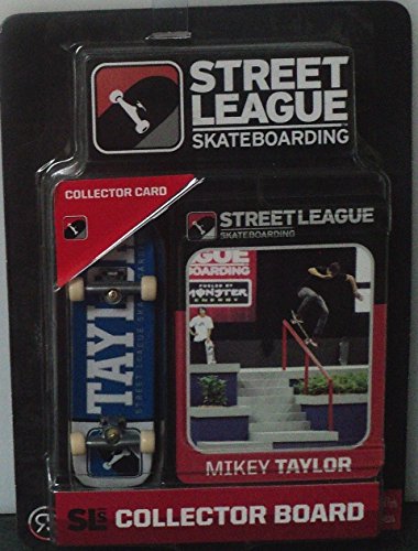 Street League Skateboarding Pro Series 1 Blue Skateboard & Mikey Taylor Collector Card Target Exclusive