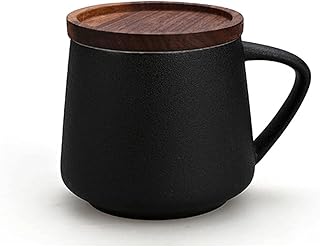 Personality Creative Water Cup Couple Ceramic Cup 400ml Office Lady Coffee Cup Exquisite Home Tea Cup (A) (D)