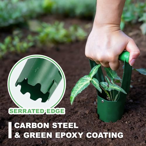 Herramienta para plantar bulbos con profundidad 4 pulgadas miniatura 3