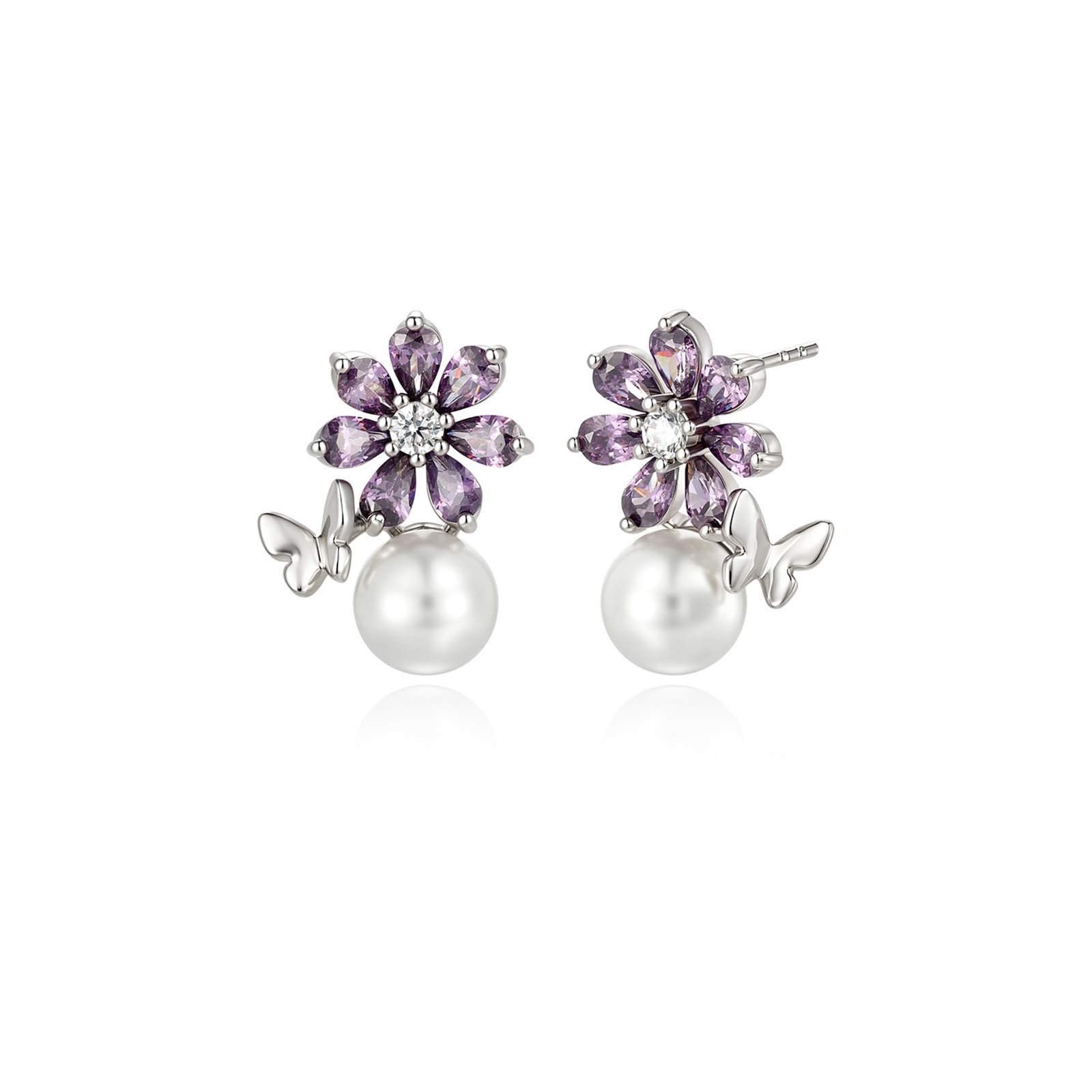 Pendientes de platino 950 para mujer