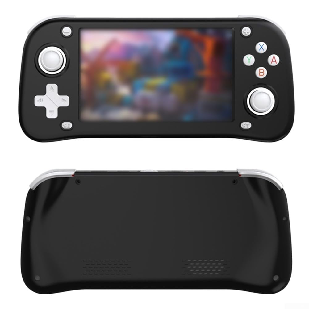 Console di gioco portatile XF43, Open-Source 4,3" HD IPS Display portatile retrò, per console TV ARCADE Home per appassionati di giochi classici (64G nero)