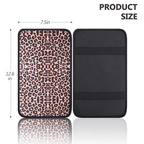 image for YR Vehicle Center Console Armrest Cover Pad, Universal Fit Soft Comfor