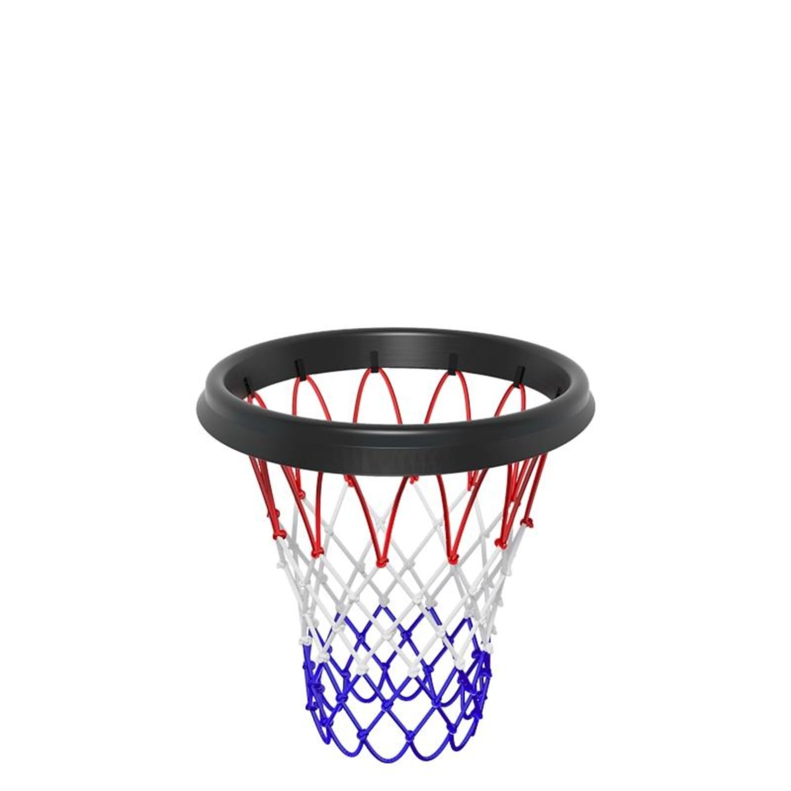 Red de baloncesto portátil de repuesto, red de baloncesto para todo tipo de clima para cilindro de borde de canasta de baloncesto, red de baloncesto universal a prueba de látigo, se adapta a llantas