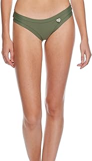 Body Glove Women's Audrey Low Rise Bikini Bottom Swimsuit, Cactus, X-Small Price In India