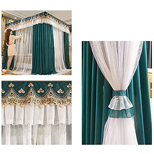 Cortinas de princesa con dosel para cama para evitar mosquitos en dormitorios 3